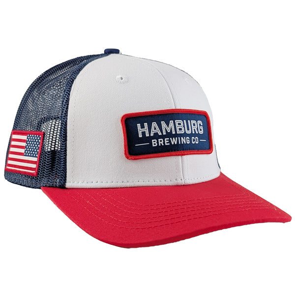 Red White and Blue Snapback Hat